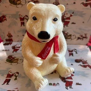 Bear Coca Cola Polar Bear collectible bank